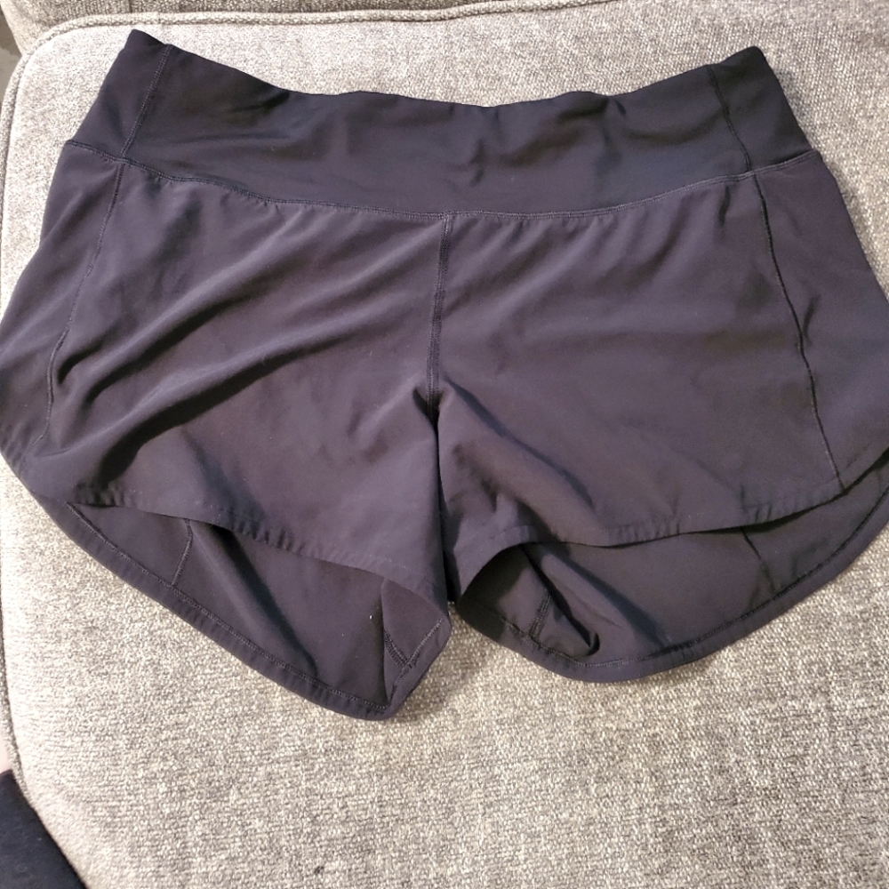 Speed up high rise lined shorts